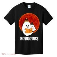 Boooooks Funny Cute Halloween Book Kids T-Shirt thumb 0