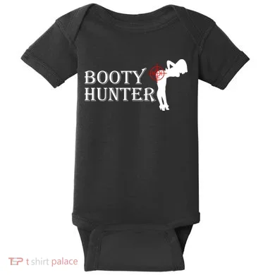 Booty Hunter Funny Baby Bodysuit
