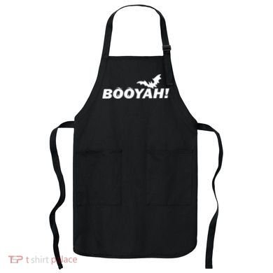 BOOYAH! Bat Halloween Apron