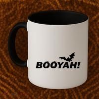 BOOYAH! Bat Halloween Coffee Mug thumb 2