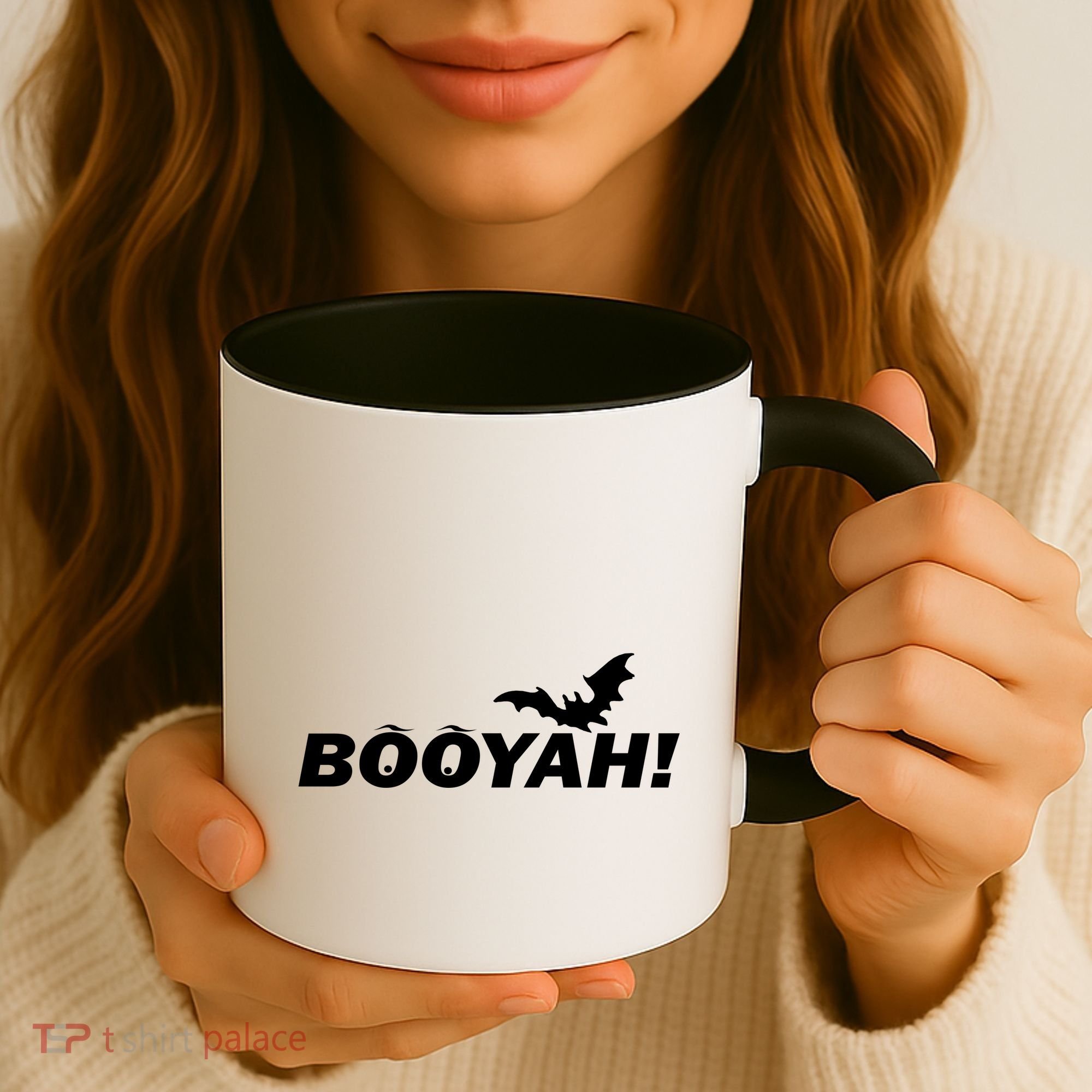BOOYAH! Bat Halloween Coffee Mug