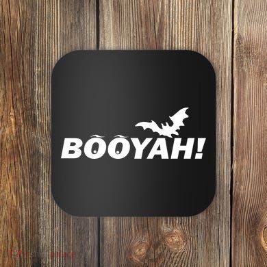 BOOYAH! Bat Halloween Coaster