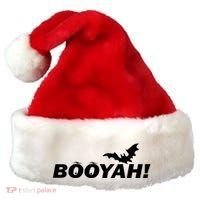 BOOYAH! Bat Halloween Santa Hat thumb 0