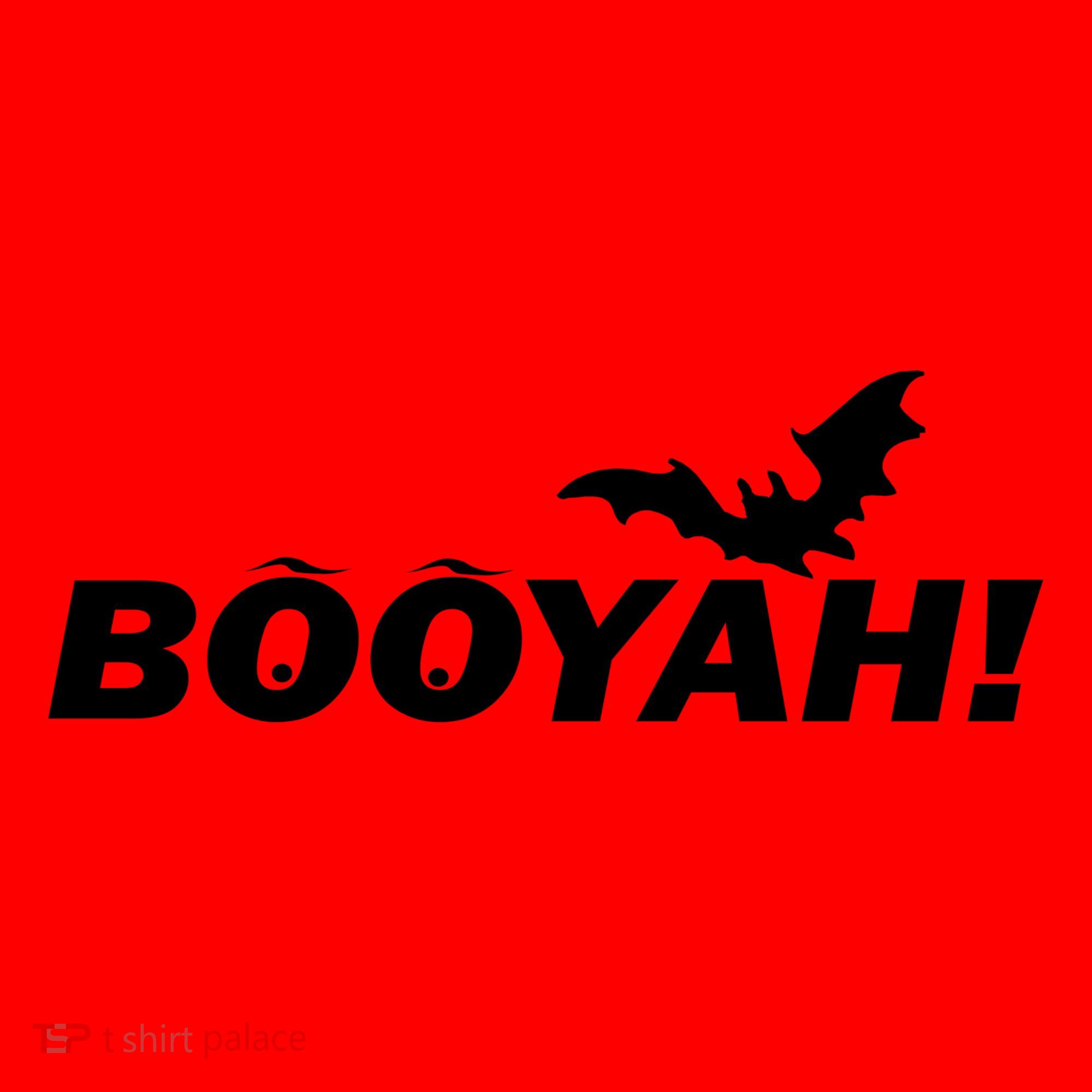 BOOYAH! Bat Halloween Santa Hat