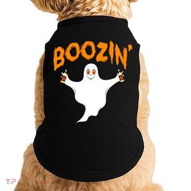 Boozin' Ghost With Beer Doggie Tank
