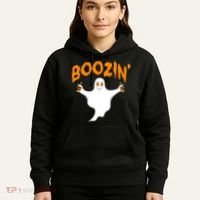 Boozin' Ghost With Beer Hoodie thumb 5