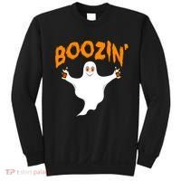 Boozin' Ghost With Beer Sweatshirt thumb 0
