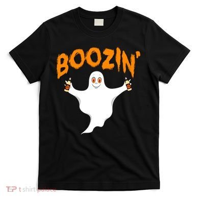 Boozin' Ghost With Beer T-Shirt