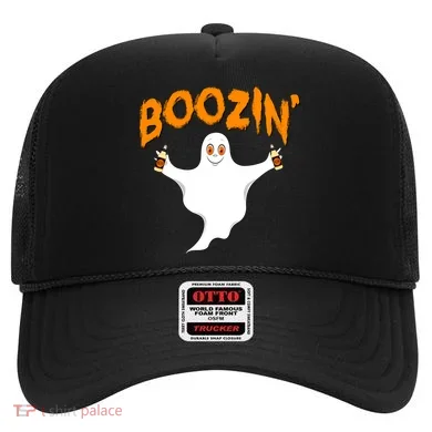 Boozin' Ghost With Beer Hat