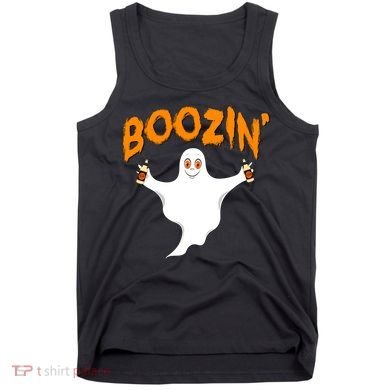Boozin' Ghost With Beer Tank Top