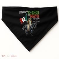 Battle Of Puebla May 5, 1862 Cinco De Mayo Gift USA-Made Doggie Bandana thumb 0