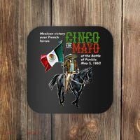 Battle Of Puebla May 5, 1862 Cinco De Mayo Gift Coaster thumb 0