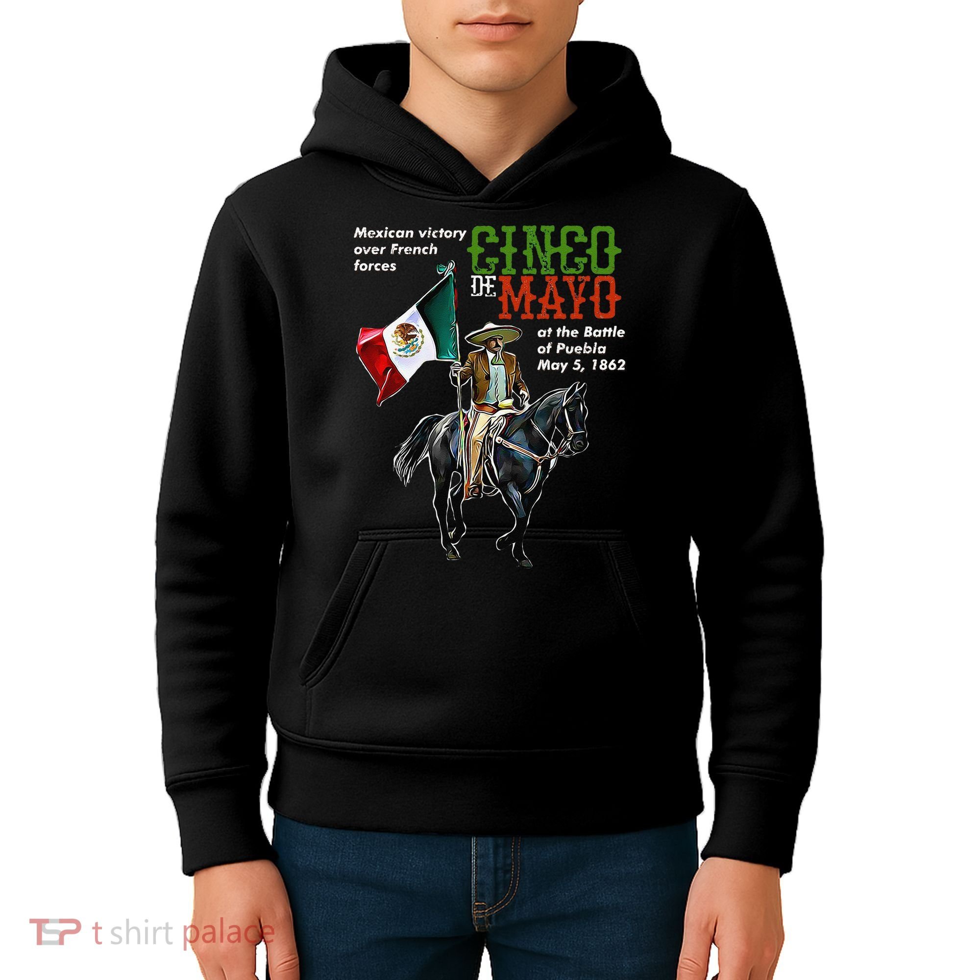 Battle Of Puebla May 5, 1862 Cinco De Mayo Gift Kids Hoodie
