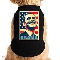 Barack Obama President 44 American Flag Happy Democrat Doggie Tank thumb 0