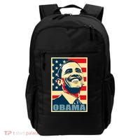 Barack Obama President 44 American Flag Happy Democrat Backpack thumb 0