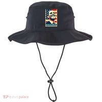 Barack Obama President 44 American Flag Happy Democrat Bucket Hat thumb 0