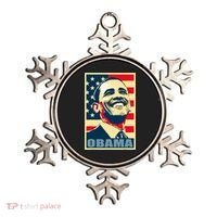 Barack Obama President 44 American Flag Happy Democrat Ornament thumb 0