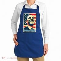 Barack Obama President 44 American Flag Happy Democrat Apron thumb 2