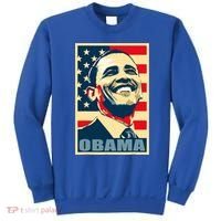 Barack Obama President 44 American Flag Happy Democrat Sweatshirt thumb 0