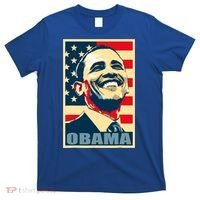 Barack Obama President 44 American Flag Happy Democrat T-Shirt thumb 0
