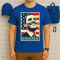Barack Obama President 44 American Flag Happy Democrat T-Shirt thumb 6