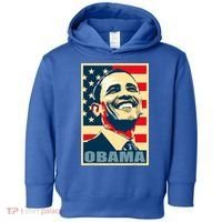 Barack Obama President 44 American Flag Happy Democrat Toddler Hoodie thumb 0