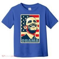 Barack Obama President 44 American Flag Happy Democrat Toddler T-Shirt thumb 0