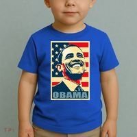 Barack Obama President 44 American Flag Happy Democrat Toddler T-Shirt thumb 2