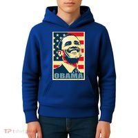 Barack Obama President 44 American Flag Happy Democrat Kids Hoodie thumb 4