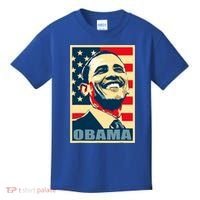 Barack Obama President 44 American Flag Happy Democrat Kids T-Shirt thumb 0