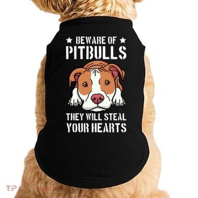 Beware Of Pitbull They Will Still Your Heart Pit Bull Pibble Cute Gift Doggie Tank