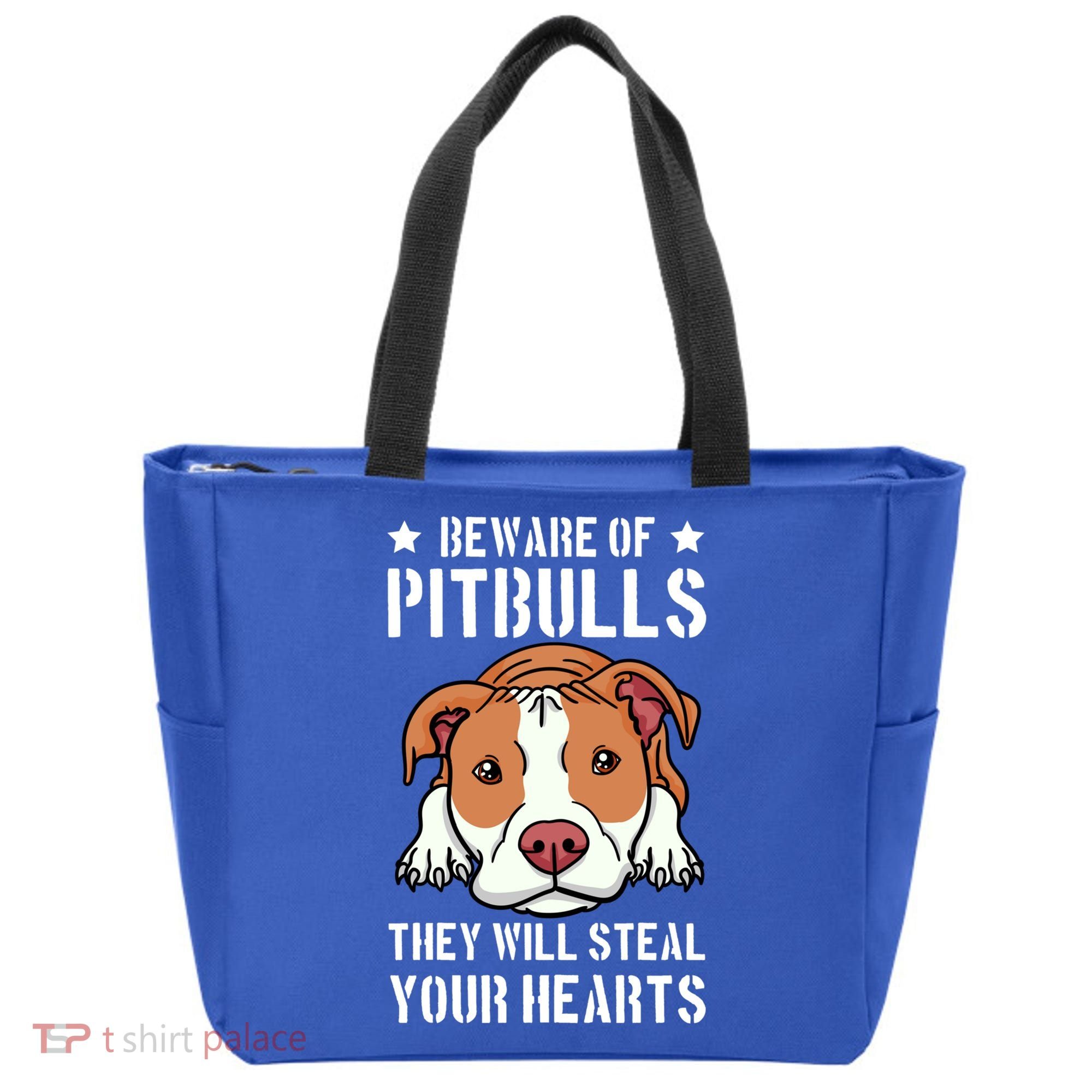 Beware Of Pitbull They Will Still Your Heart Pit Bull Pibble Cute Gift Tote Bag