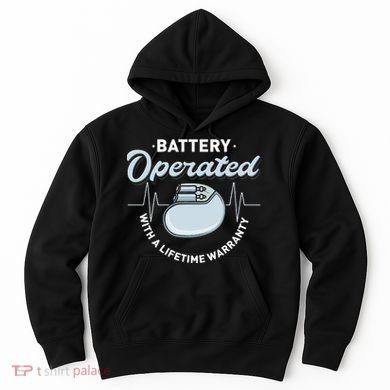 Battery Operated Pacemaker Recipient Heart Attack Survivor Hoodie