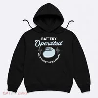 Battery Operated Pacemaker Recipient Heart Attack Survivor Hoodie thumb 0