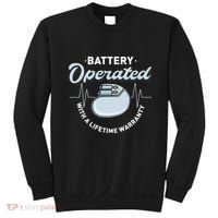 Battery Operated Pacemaker Recipient Heart Attack Survivor Sweatshirt thumb 0
