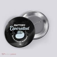 Battery Operated Pacemaker Recipient Heart Attack Survivor Button thumb 0
