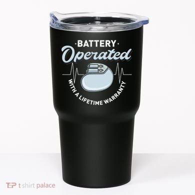 Battery Operated Pacemaker Recipient Heart Attack Survivor Tumbler