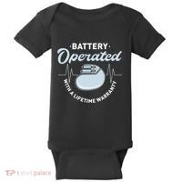 Battery Operated Pacemaker Recipient Heart Attack Survivor Baby Bodysuit thumb 0