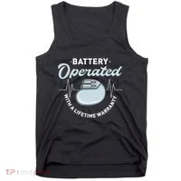 Battery Operated Pacemaker Recipient Heart Attack Survivor Tank Top thumb 0