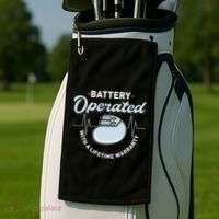 Battery Operated Pacemaker Recipient Heart Attack Survivor Golf Towel thumb 2