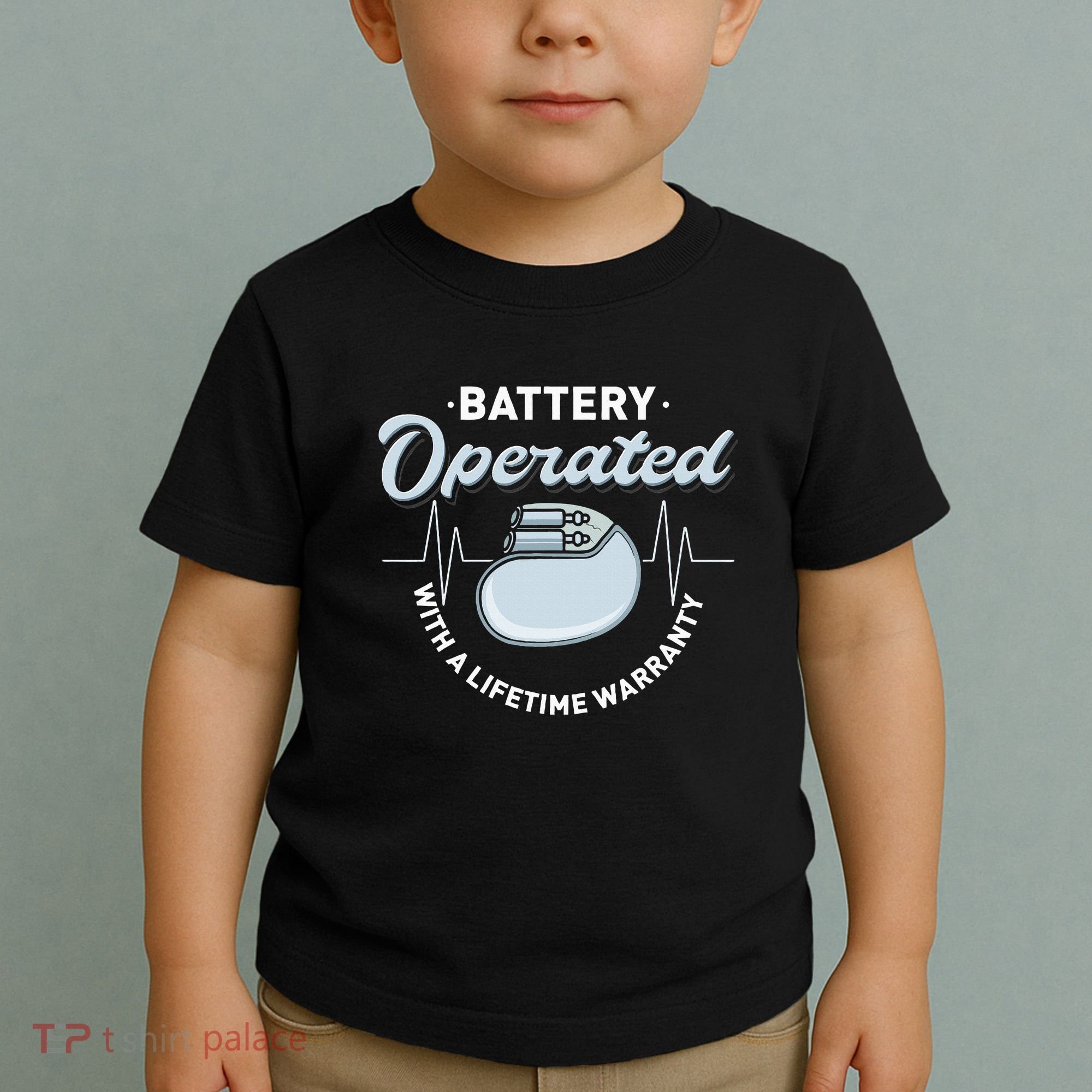 Battery Operated Pacemaker Recipient Heart Attack Survivor Toddler T-Shirt