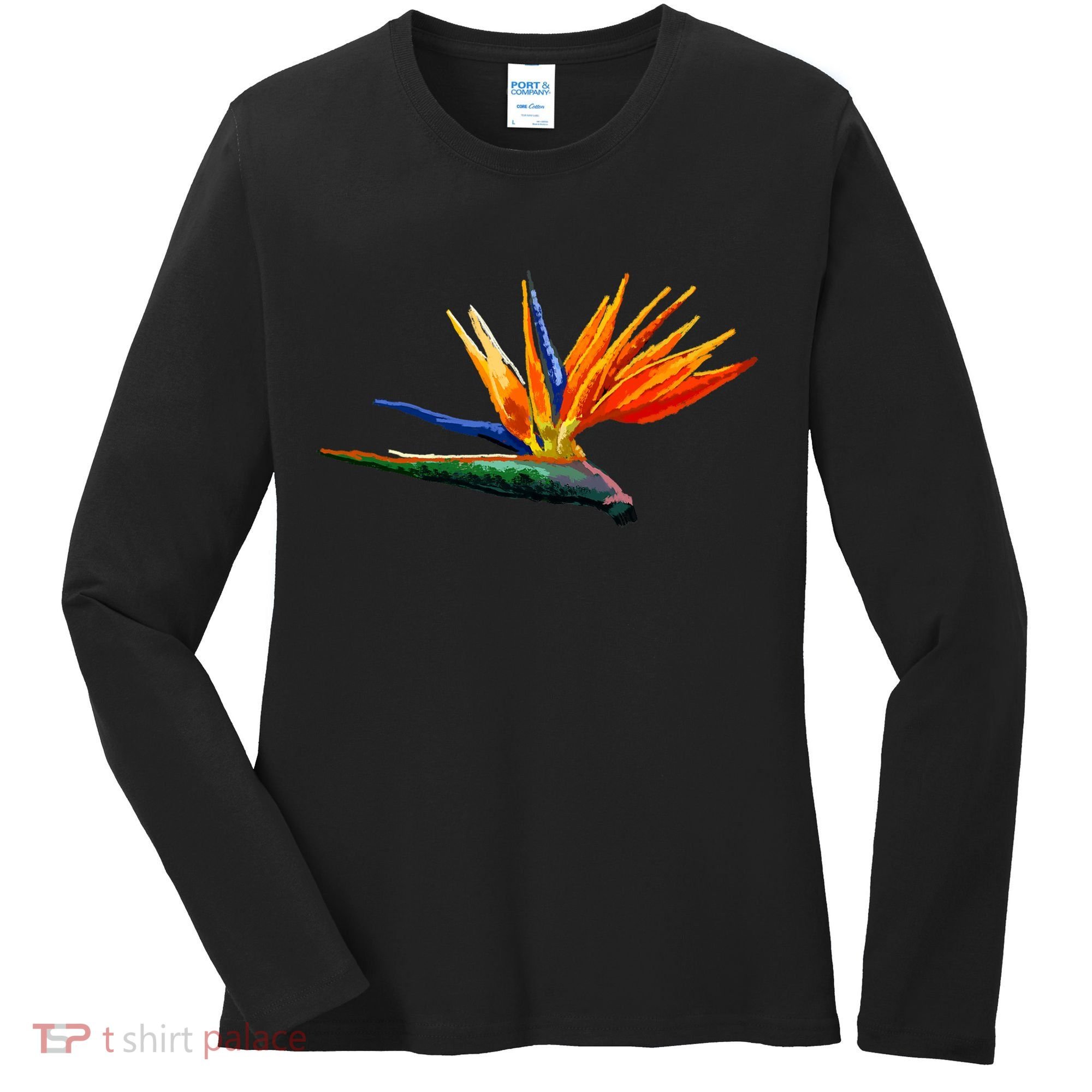 Bird Of Paradise Flower S Women's Long Sleeve Shirt