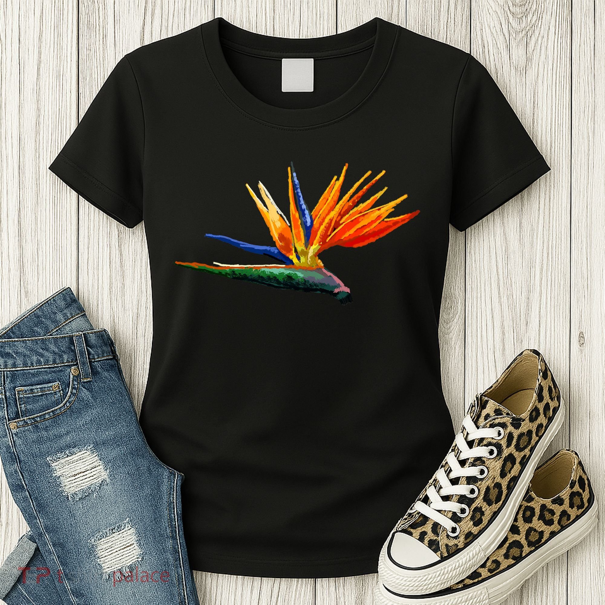 Bird Of Paradise Flower S Women's T-Shirt