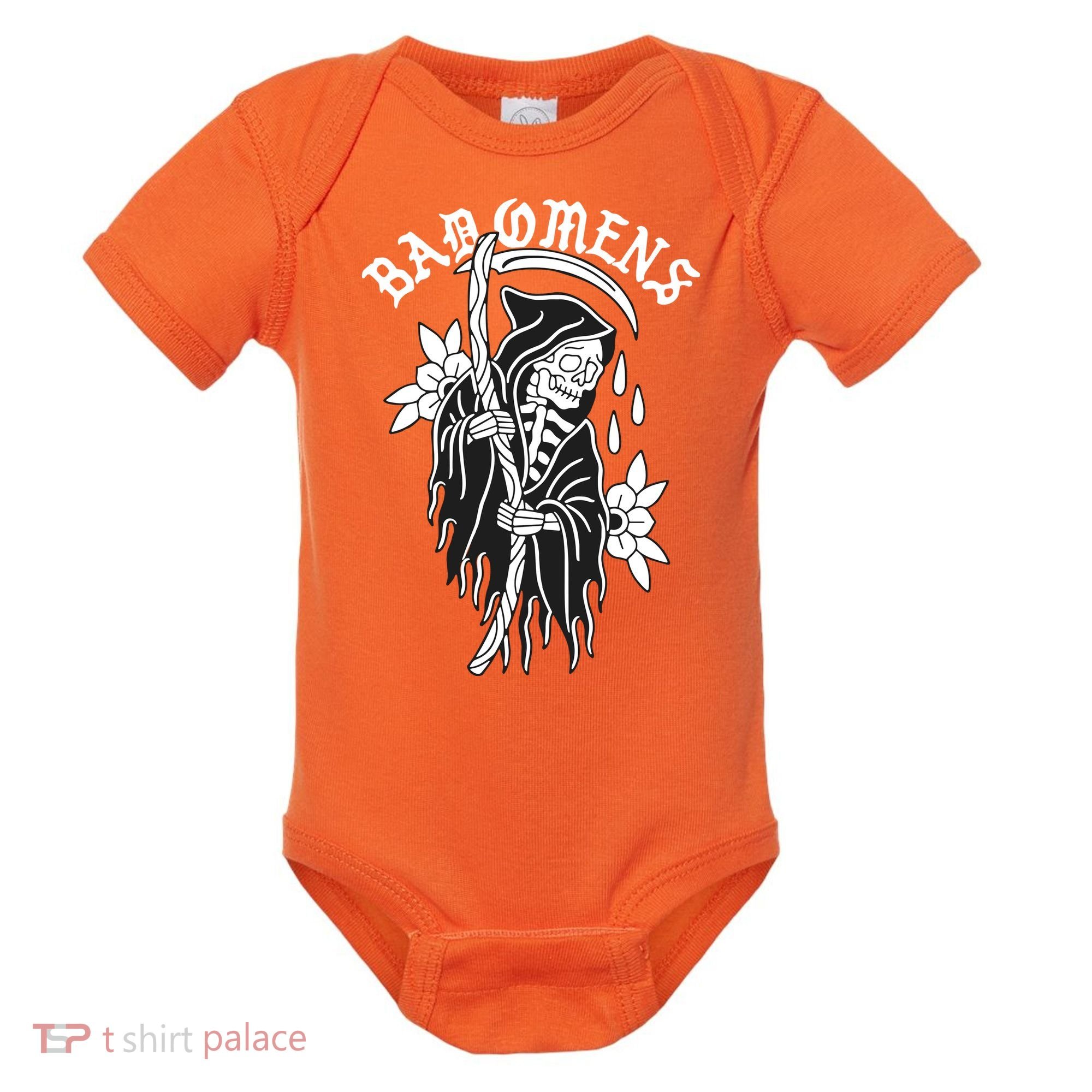 Bad Omen Reaper The Death Of Peace Of Mind Baby Bodysuit