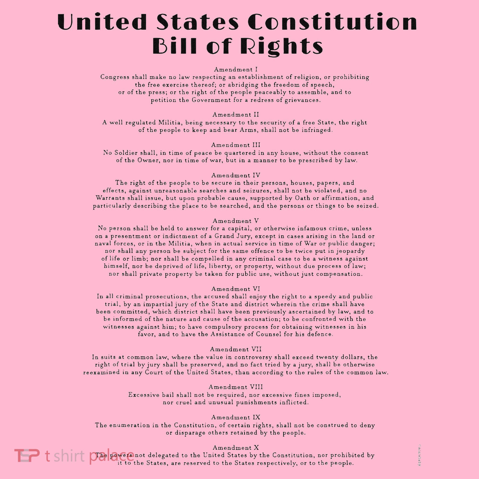 Bill Of Rights Us Constitution Coaster