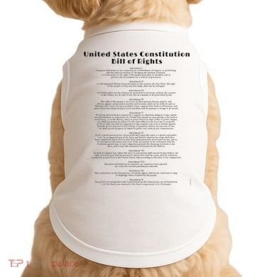 Bill Of Rights Us Constitution Doggie Tank