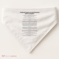 Bill Of Rights Us Constitution USA-Made Doggie Bandana thumb 0
