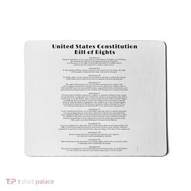 Bill Of Rights Us Constitution Mousepad
