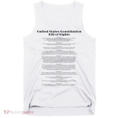 Bill Of Rights Us Constitution Tank Top