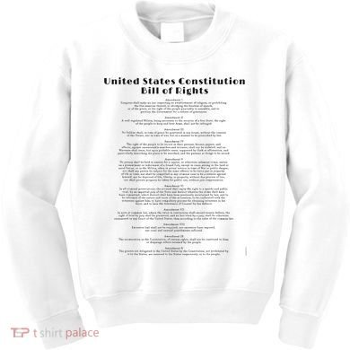 Bill Of Rights Us Constitution Kids Sweatshirt